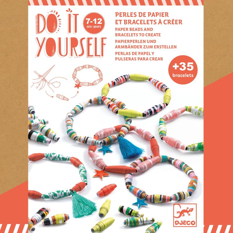 Do it yourself - Perles de papier et bracelets Pop et acidulés (couverture)