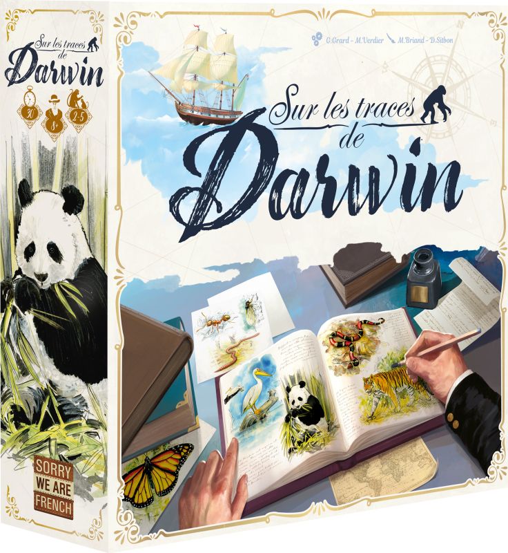 Sur les Traces de Darwin (couverture)