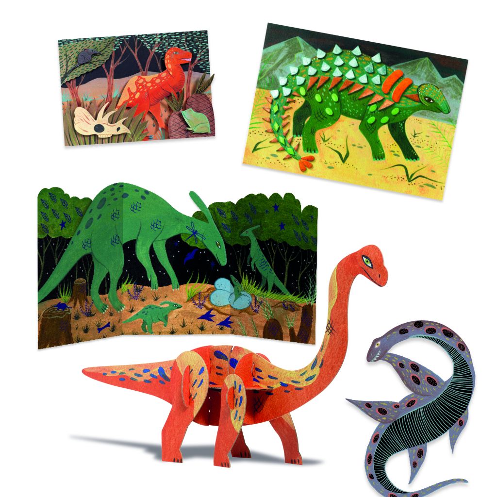 SES Creative - J'apprends les dinosaures - Jeu créatif - SES - A partir de 3  ans - Jeux d'adresse - Rue du Commerce
