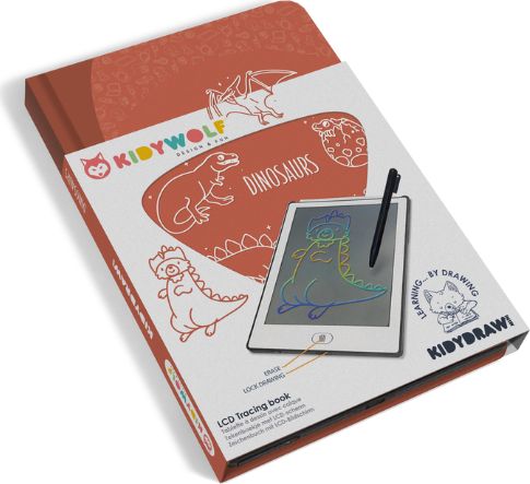 Kidydraw Mini - Tablette à dessin 30 Dinosaures