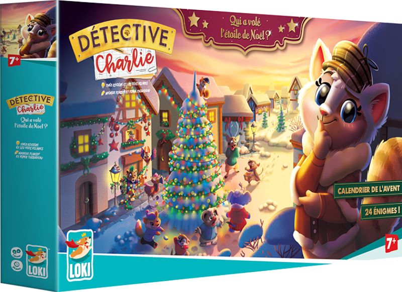 Détective Charlie - Calendrier de l'Avent (couverture)