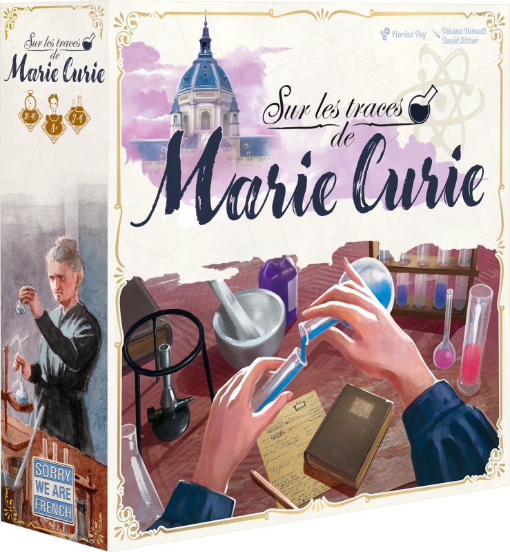 Sur les Traces de Marie Curie (couverture)